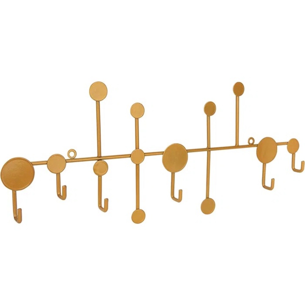 Latitude Run® Metal 6-Hook Wall-Mounted Coat Rack